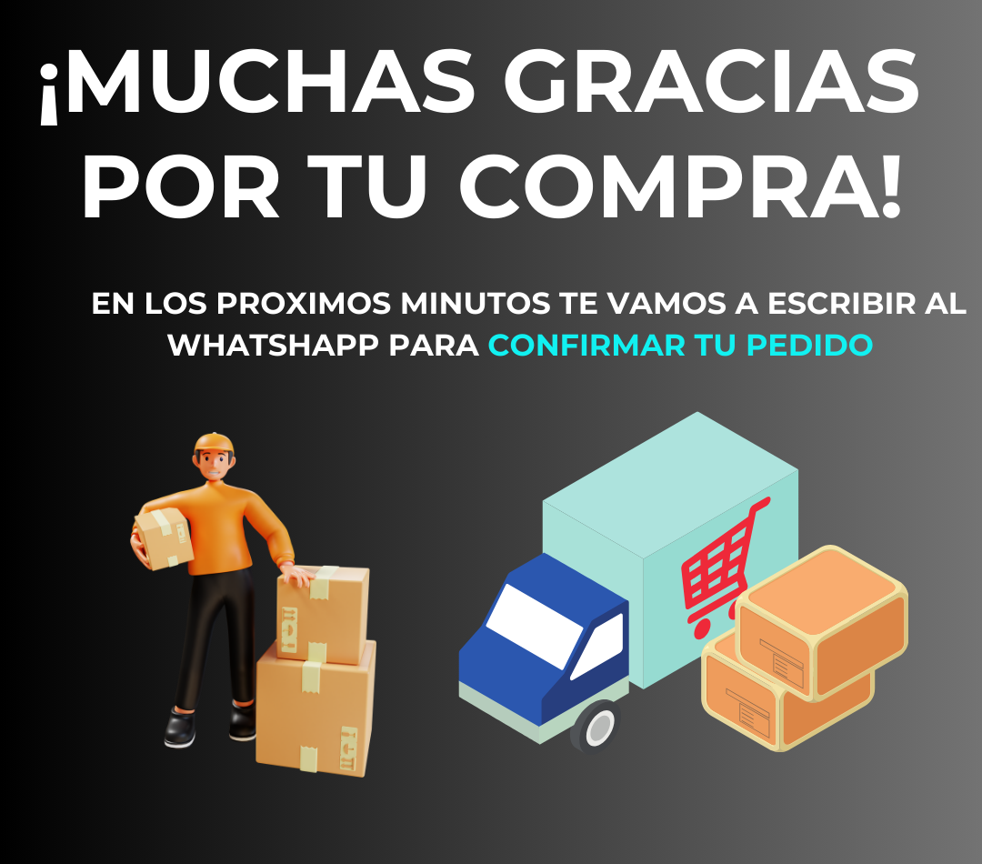 MUCHAS GRACIAS POR TU COMPRA